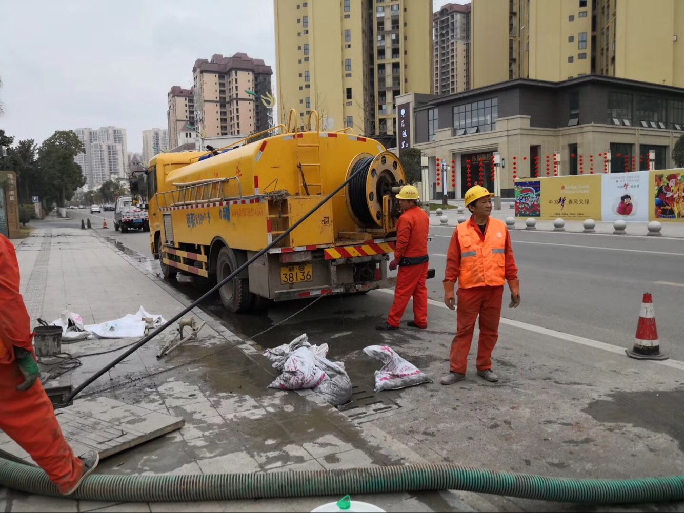 七星排污管道清淤-管道清洗
